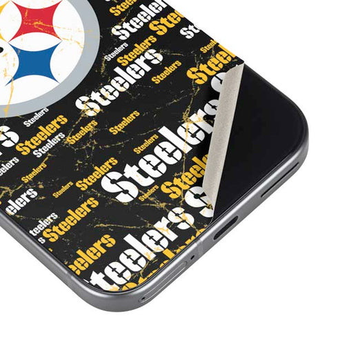 NFL Pittsburgh Steelers Black Blast Google Pixel 9 Skin